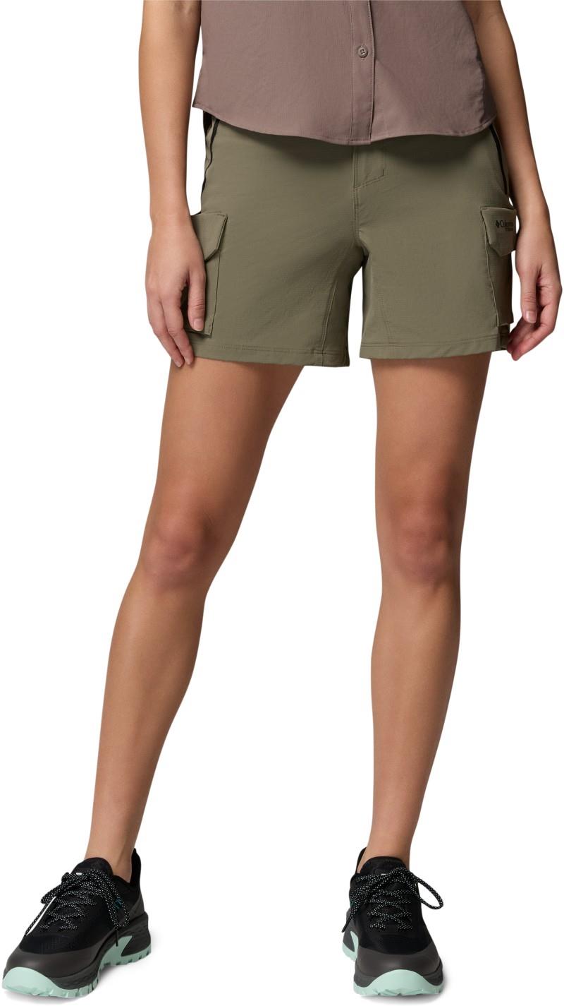 Silver Ridge Elite Shorts, 6" Inseam - Womens - stone green 1