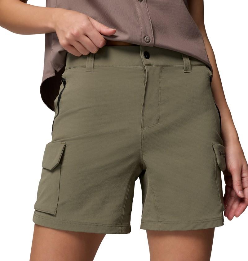Silver Ridge Elite Shorts, 6" Inseam - Womens - stone green 1