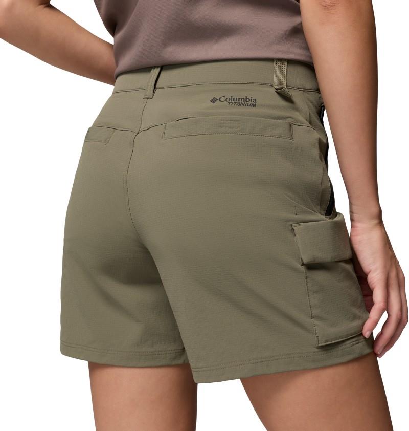 Silver Ridge Elite Shorts, 6" Inseam - Womens - stone green 1