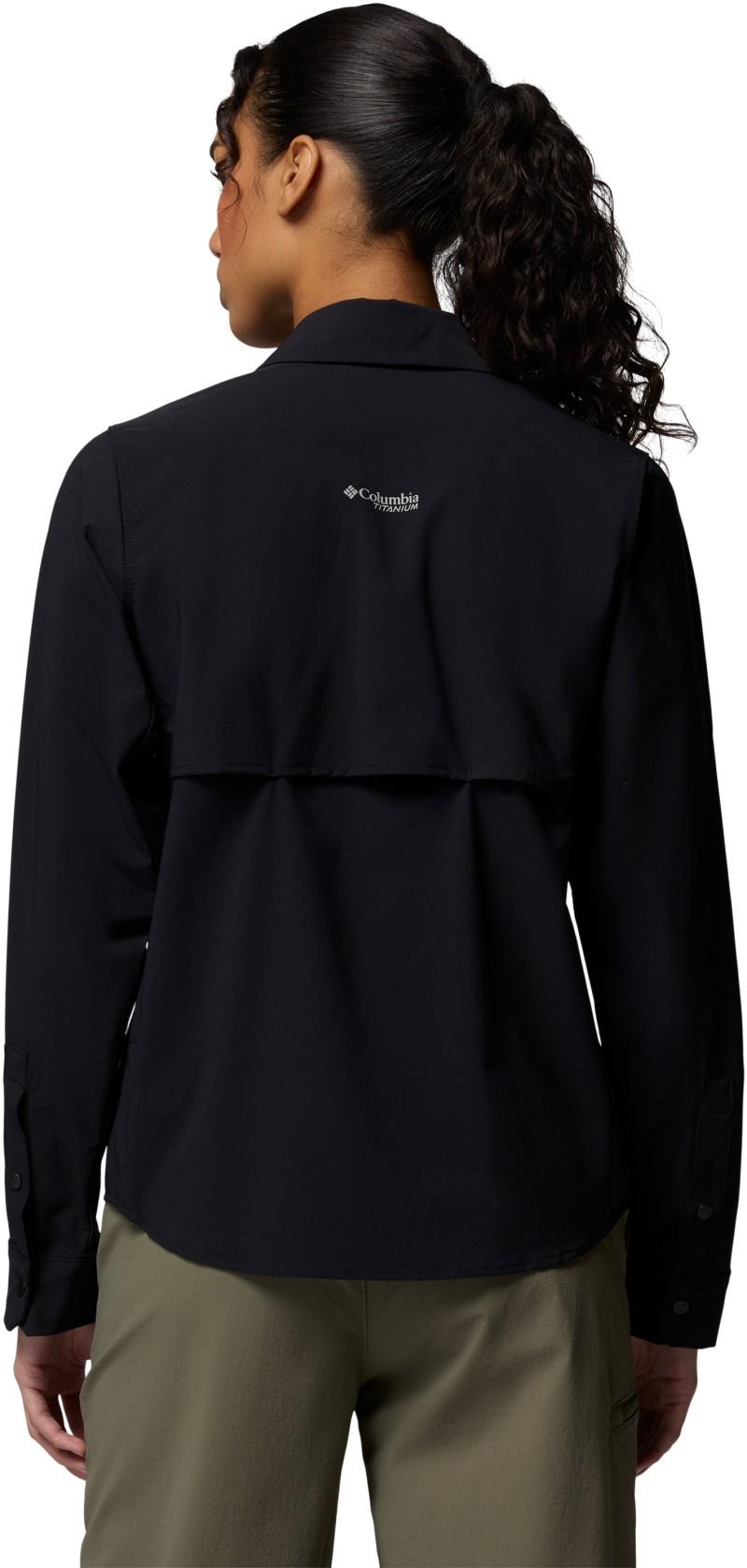 Silver Ridge Elite Woven LS - Womens - black 1