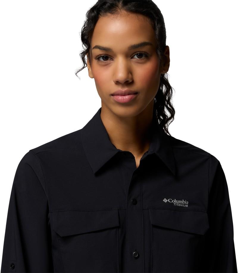 Silver Ridge Elite Woven LS - Womens - black 1