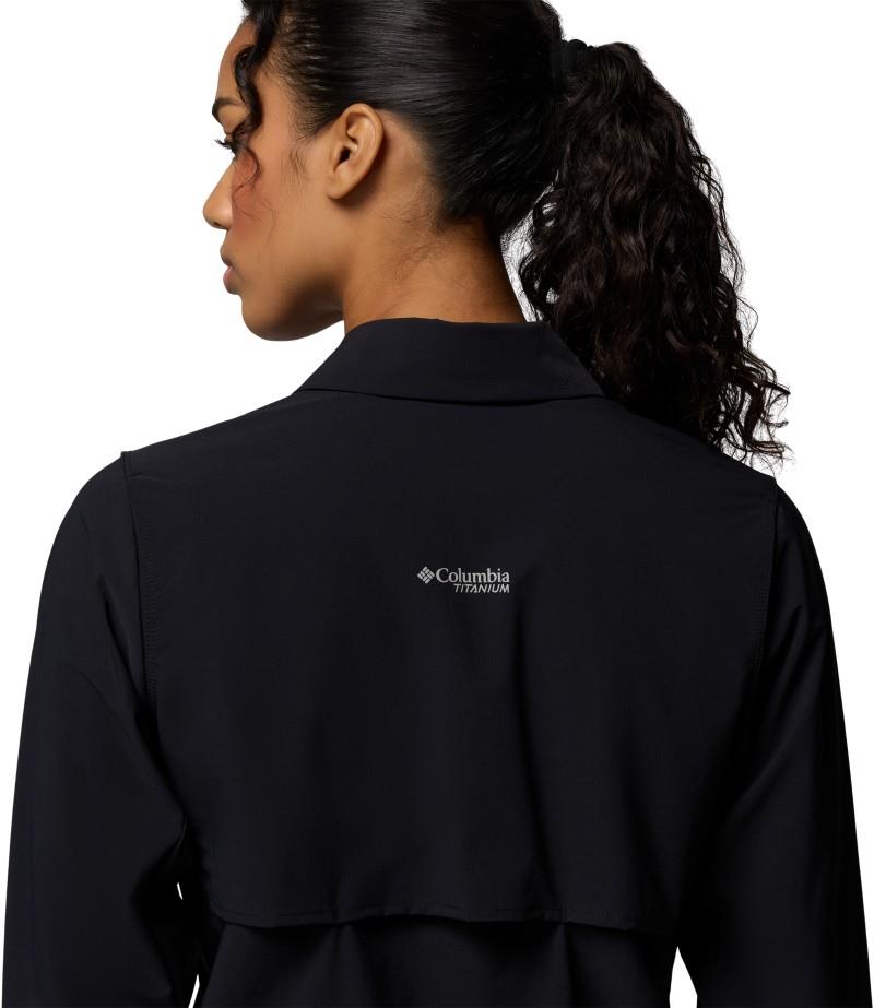 Silver Ridge Elite Woven LS - Womens - black 1