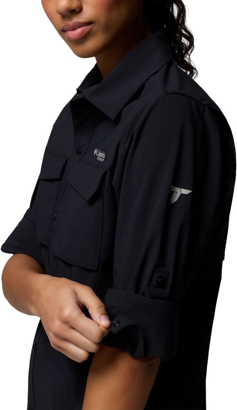 Silver Ridge Elite Woven LS - Womens - black 1