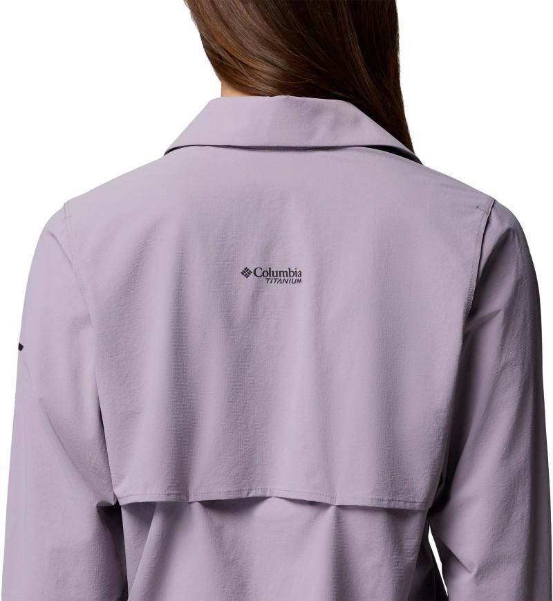 Silver Ridge Elite Woven LS - Womens - shale purple 1