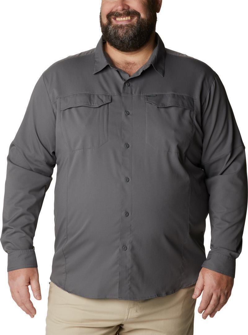 Silver Ridge Lite LS Shirt - Big - Mens - City Grey 1