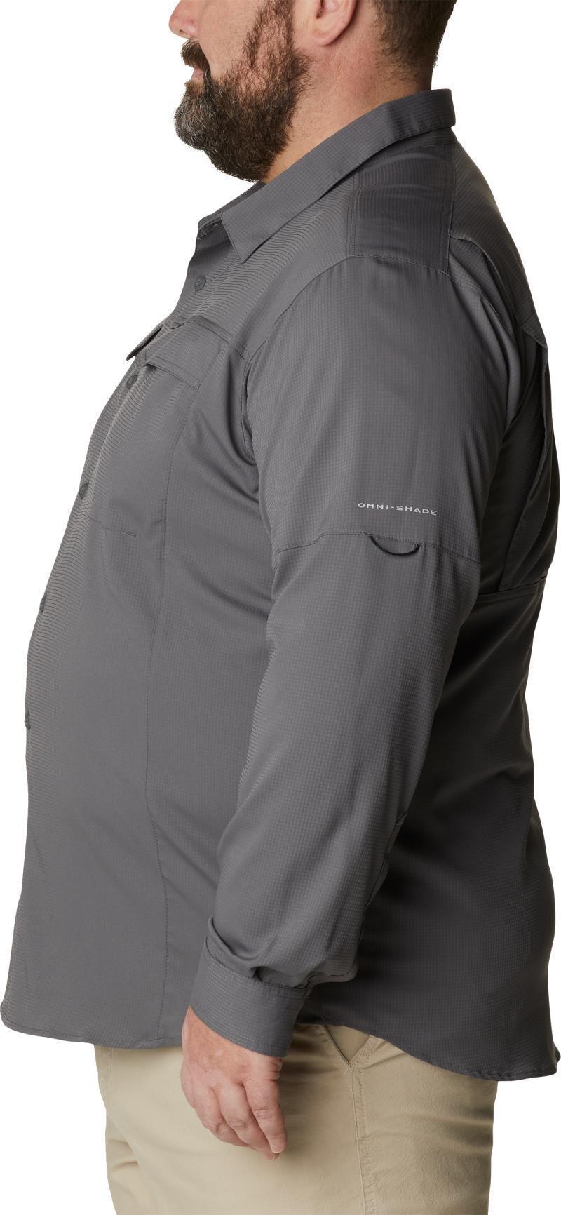 Silver Ridge Lite LS Shirt - Big - Mens - City Grey 4