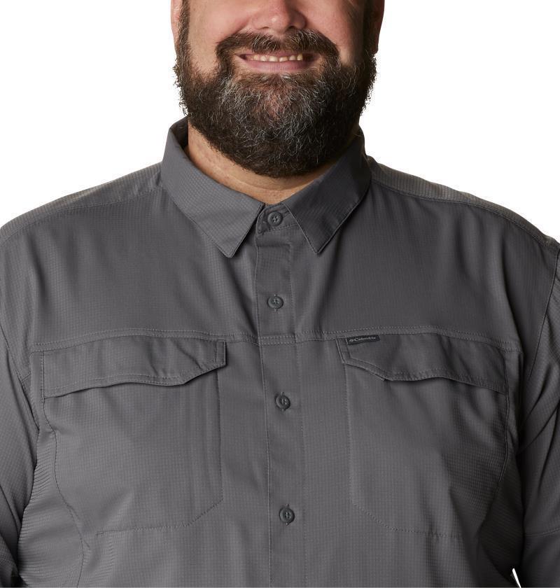 Silver Ridge Lite LS Shirt - Big - Mens - City Grey 5