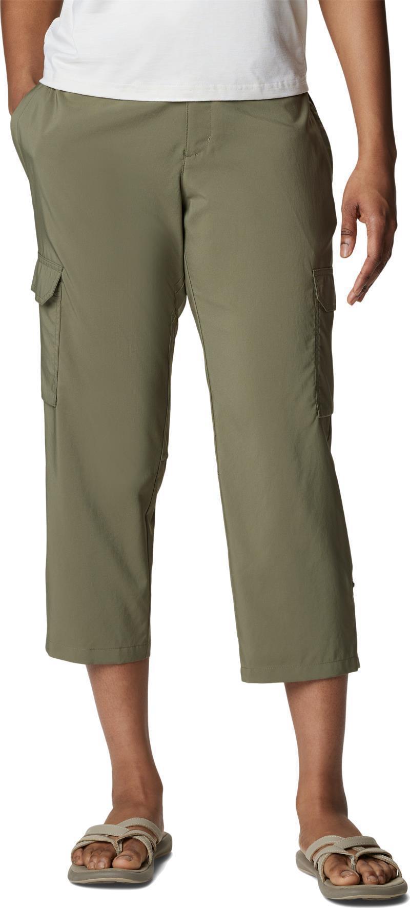 Silver Ridge Utility Capris - Womens - Stone Green 1