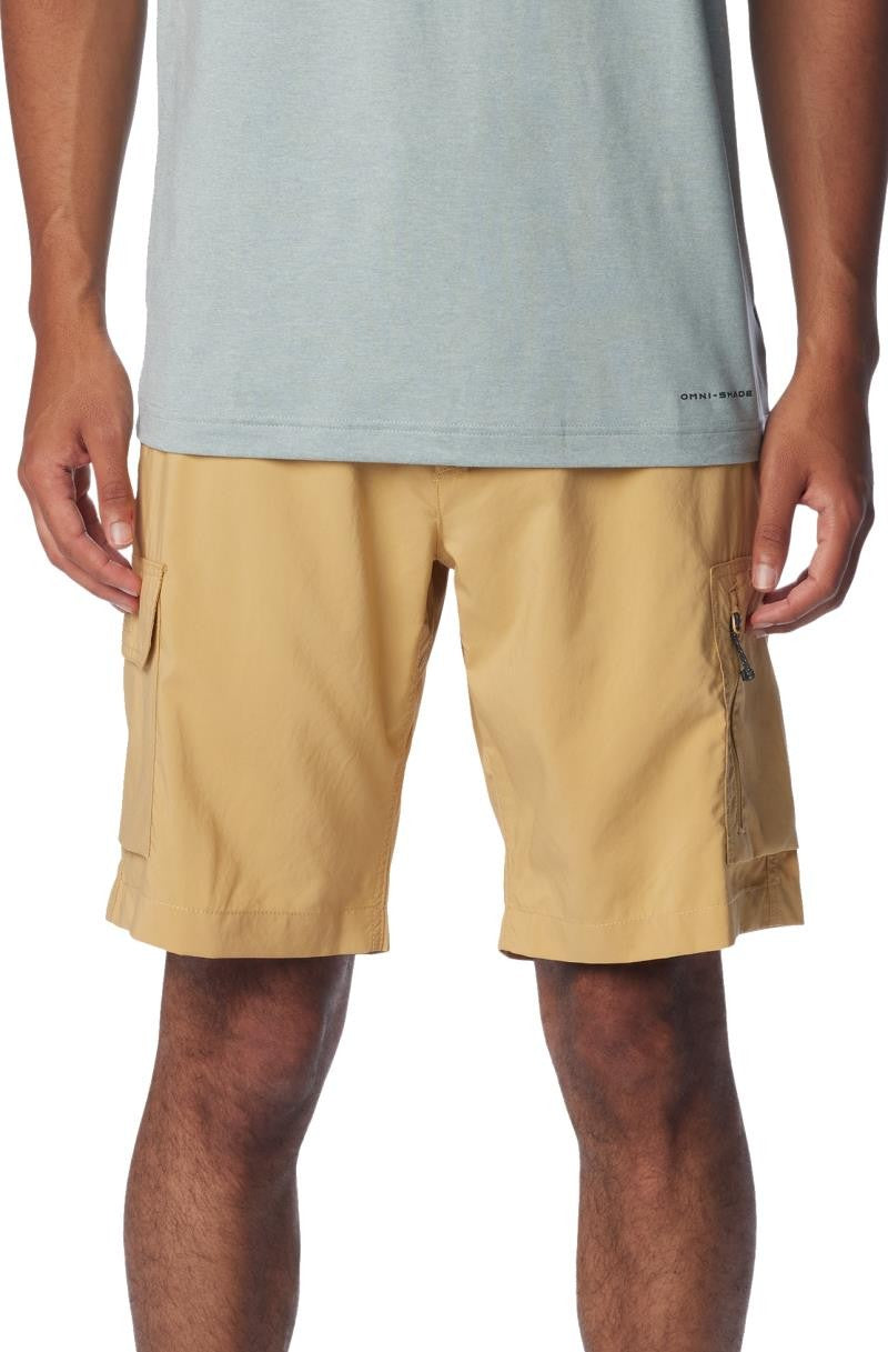 Silver Ridge Utility Cargo Shorts, 10" Inseam, Extended - Mens - light camel 1