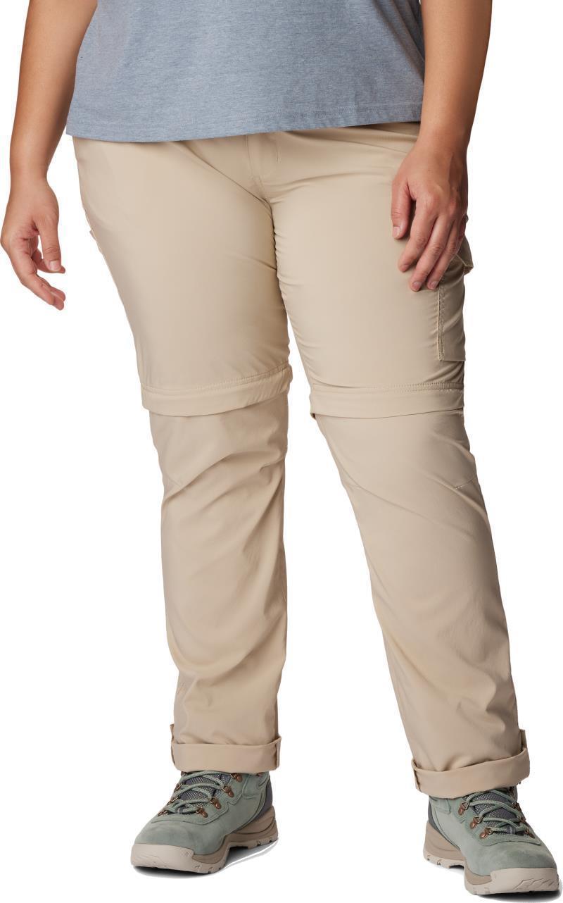 Silver Ridge Utility Convertible Pants, Long - Plus - Womens - Ancient Fossil 2