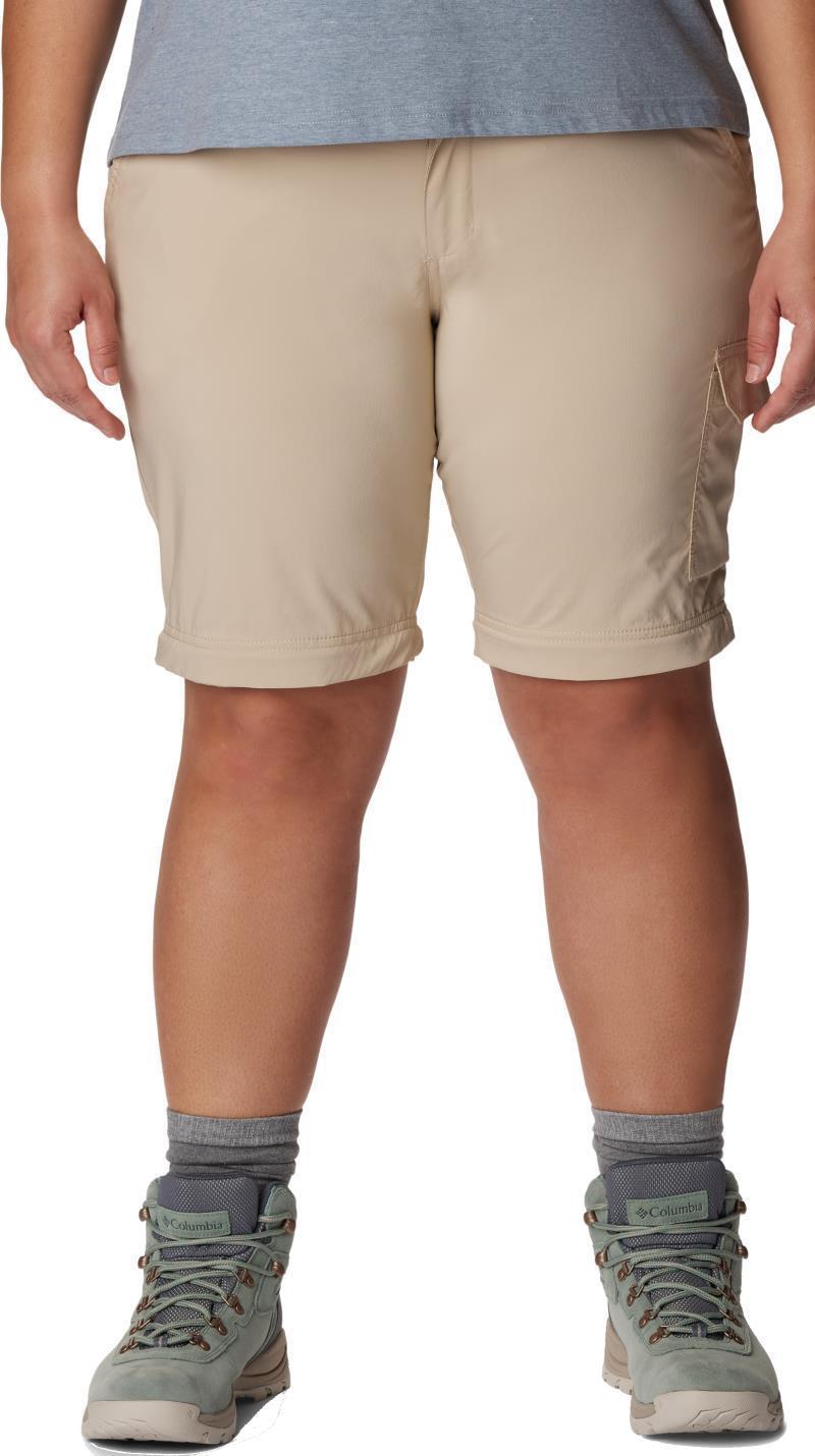 Silver Ridge Utility Convertible Pants, Short - Plus - Womens - Ancient Fossil 6