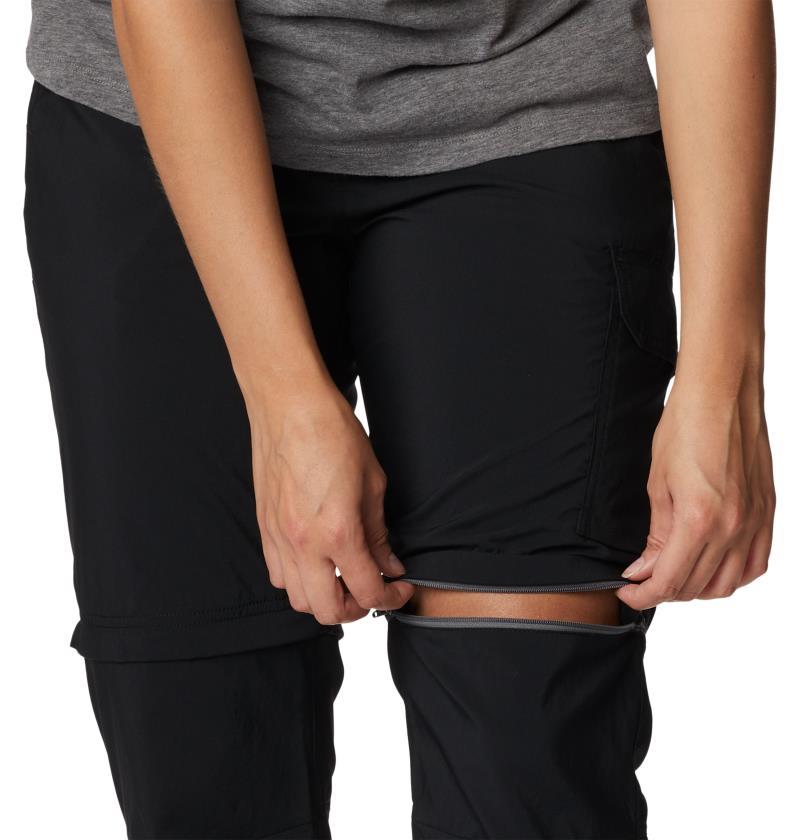 Silver Ridge Utility Convertible Pants, Short - Plus - Womens - Black 3