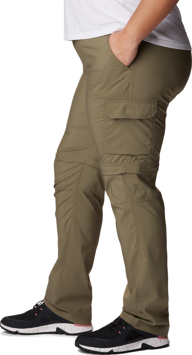 Silver Ridge Utility Convertible Pants, Short - Plus - Womens - Stone Green 3