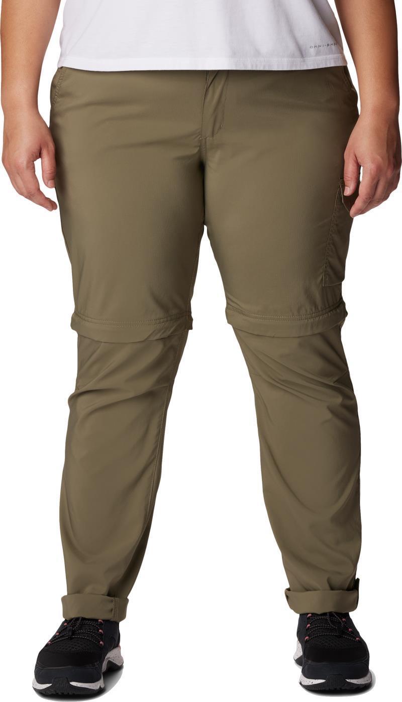 Silver Ridge Utility Convertible Pants, Short - Plus - Womens - Stone Green 1