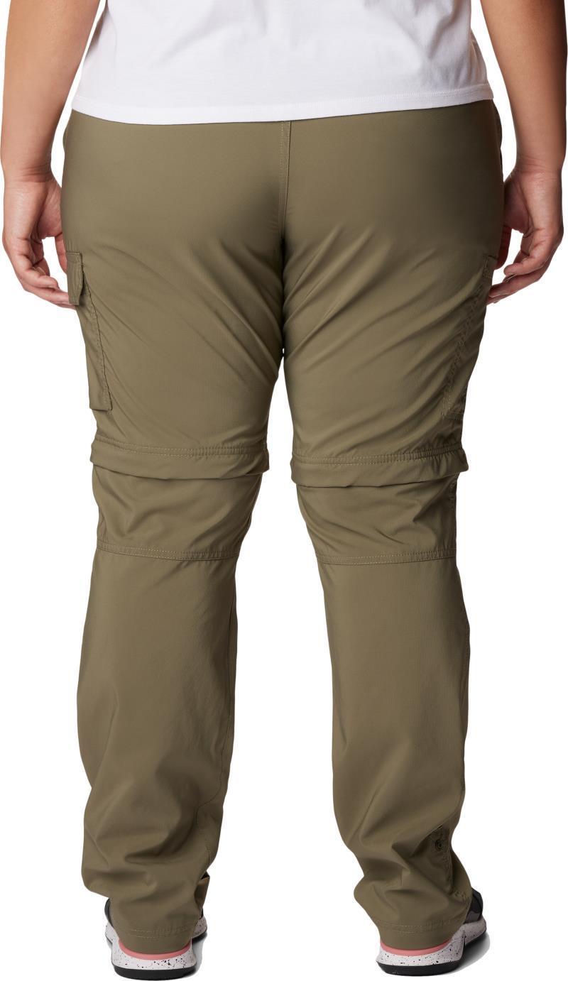 Silver Ridge Utility Convertible Pants, Short - Plus - Womens - Stone Green 2