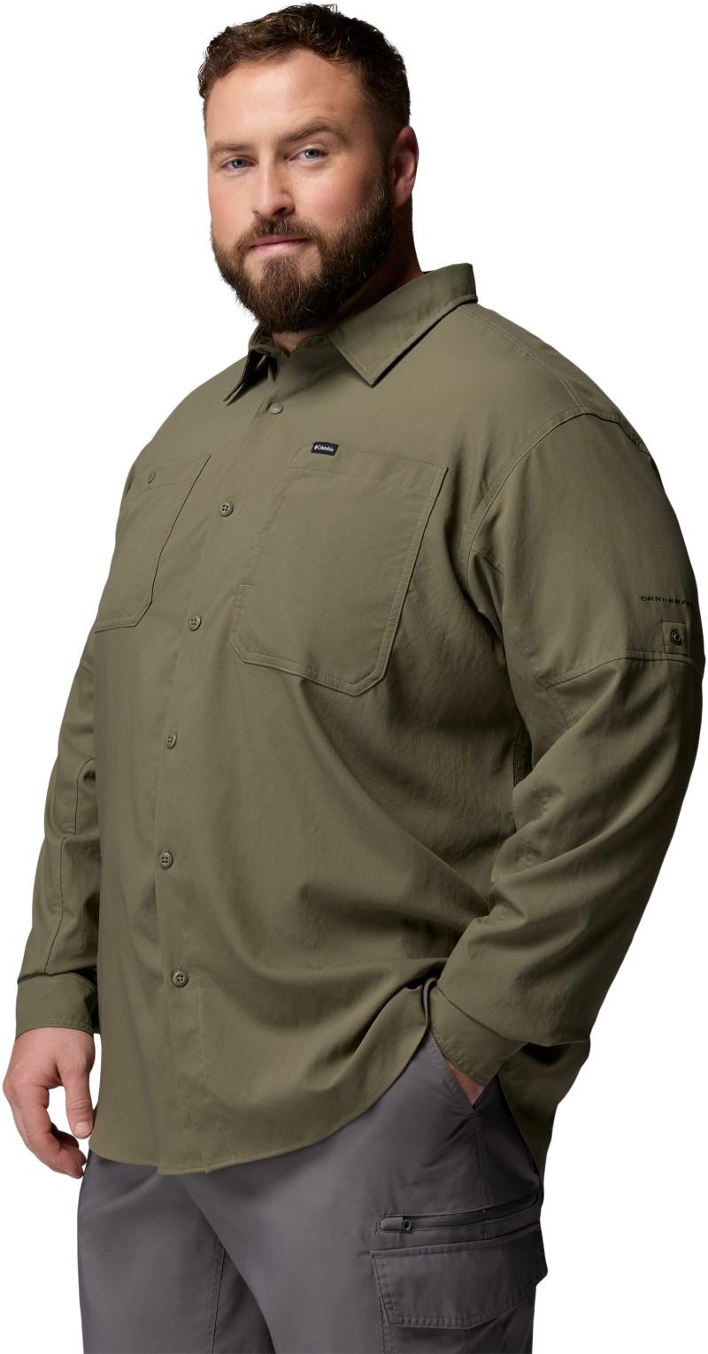 Silver Ridge Utility II LS Shirt, Extended - Mens - stone green 1