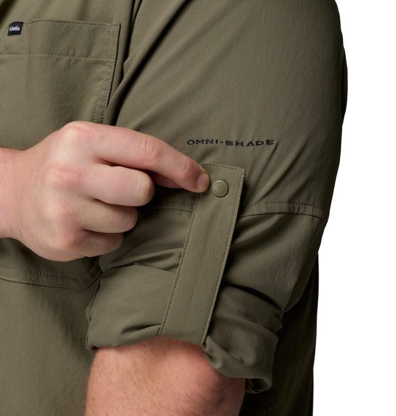 Silver Ridge Utility II LS Shirt, Extended - Mens - stone green 1