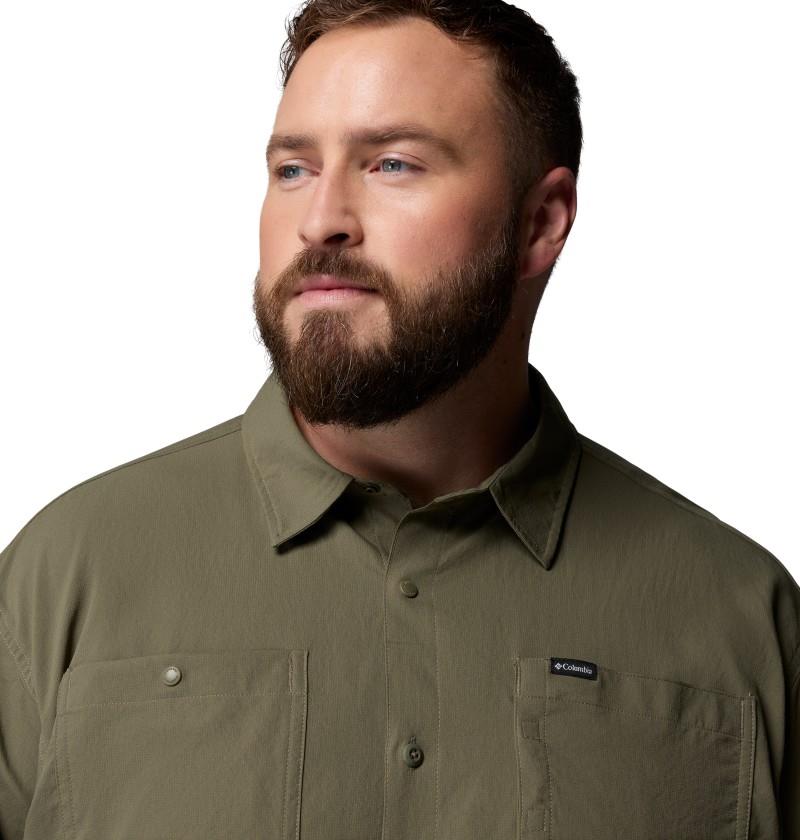 Silver Ridge Utility II LS Shirt, Extended - Mens - stone green 1