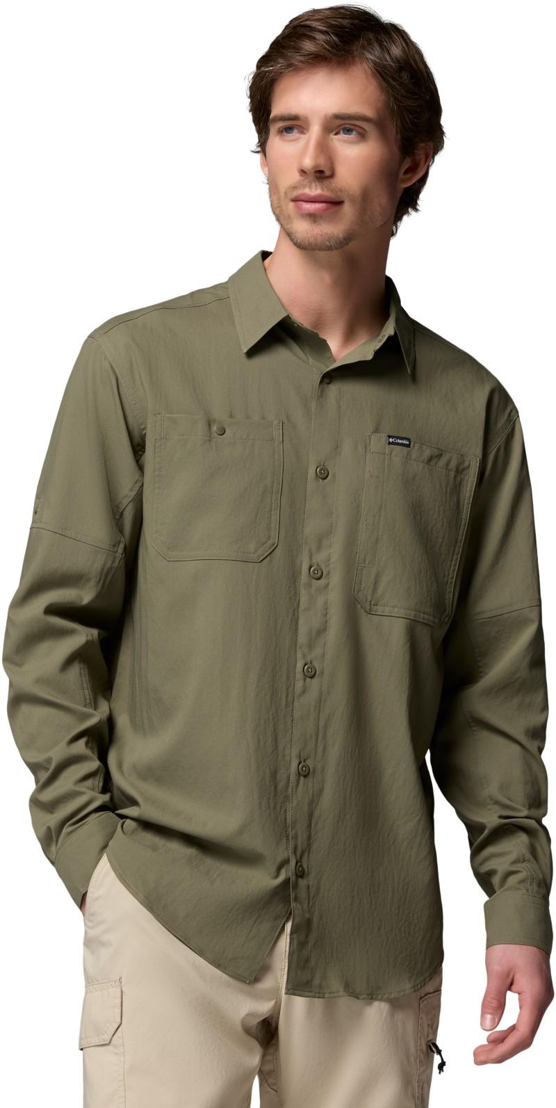 Silver Ridge Utility II LS Shirt, Tall - Mens - stone green 1