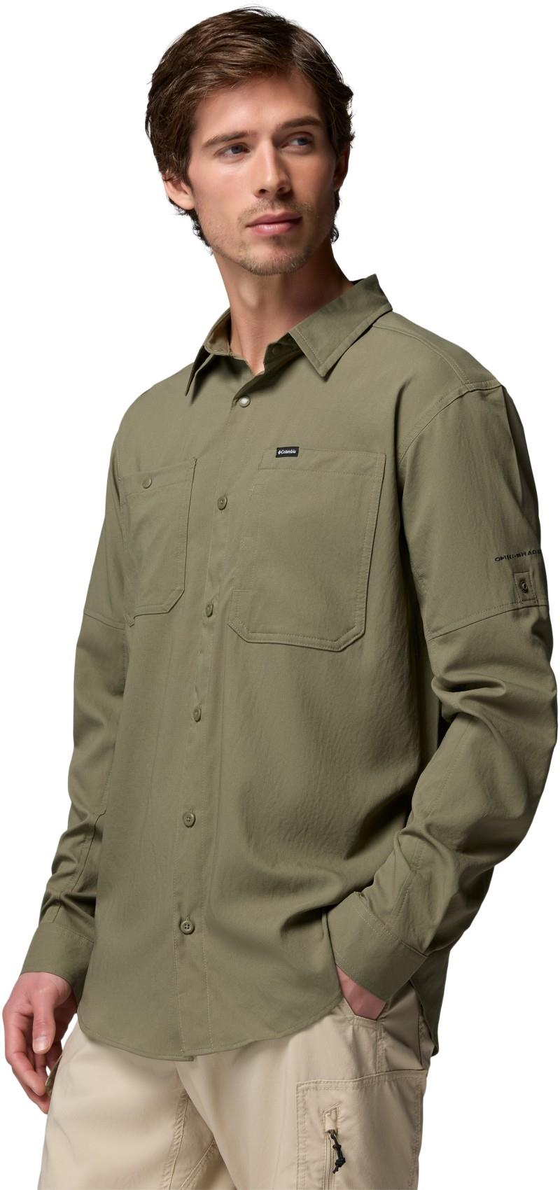 Silver Ridge Utility II LS Shirt, Tall - Mens - stone green 1