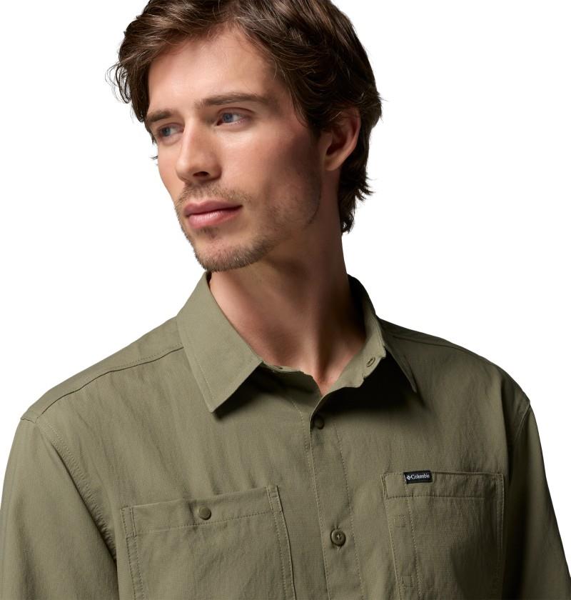 Silver Ridge Utility II LS Shirt, Tall - Mens - stone green 1