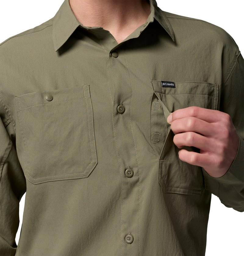 Silver Ridge Utility II LS Shirt, Tall - Mens - stone green 1