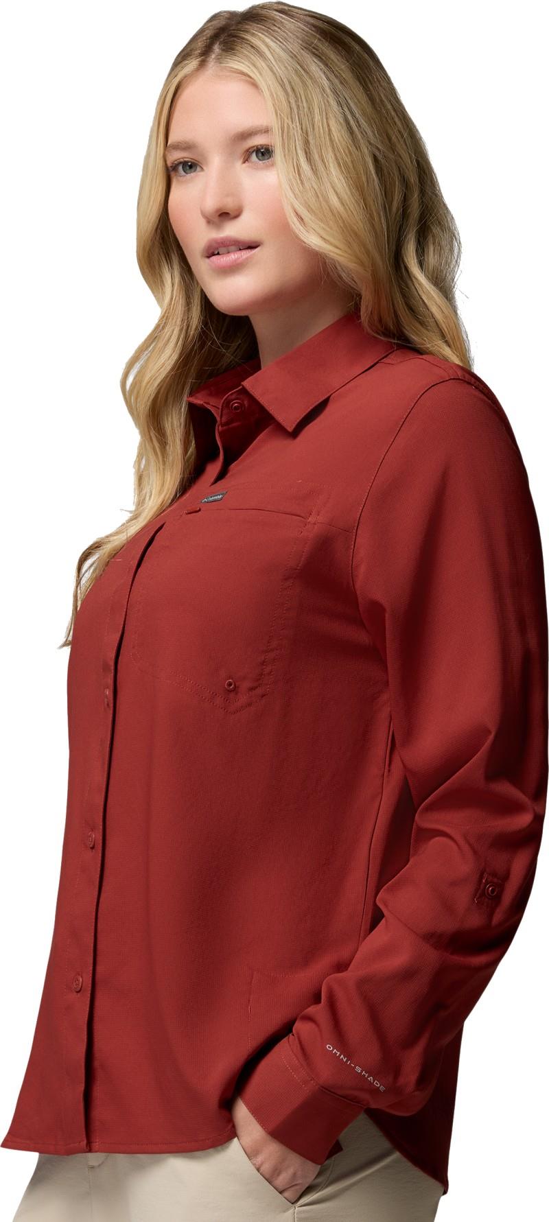 Silver Ridge Utility II LS Shirt - Womens - red oxide 1