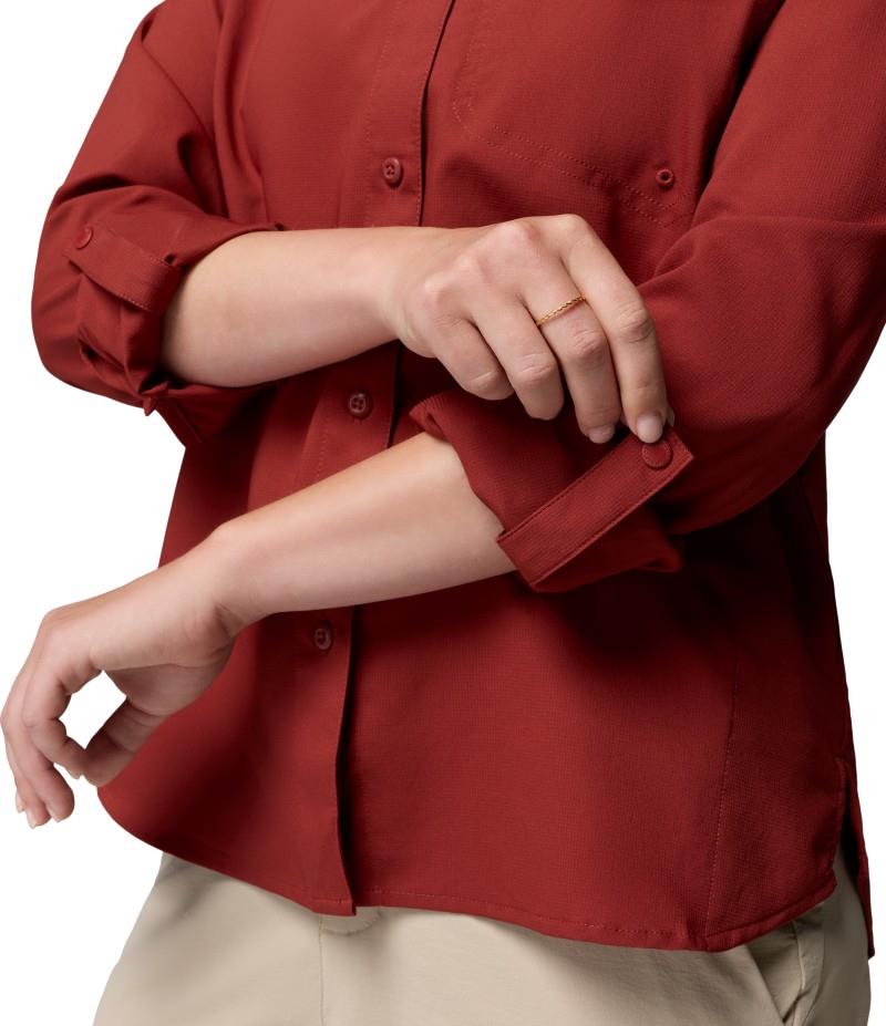 Silver Ridge Utility II LS Shirt - Womens - red oxide 1