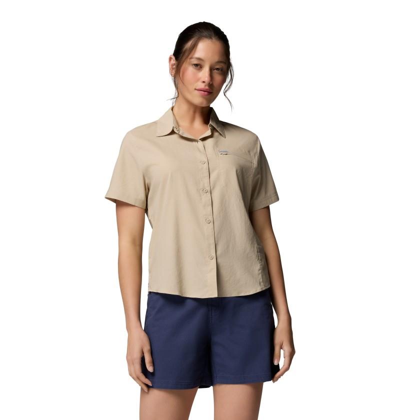 Silver Ridge Utility II SS Shirt - Womens - ancient fossil 1