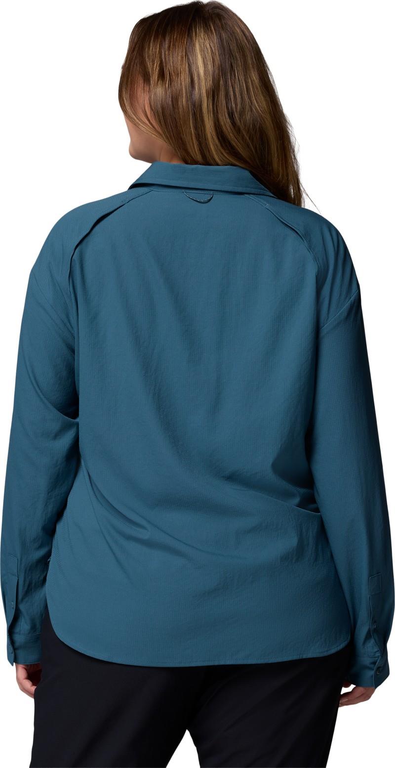 Silver Ridge Utility LS Shirt, Extended - Womens - everblue 1