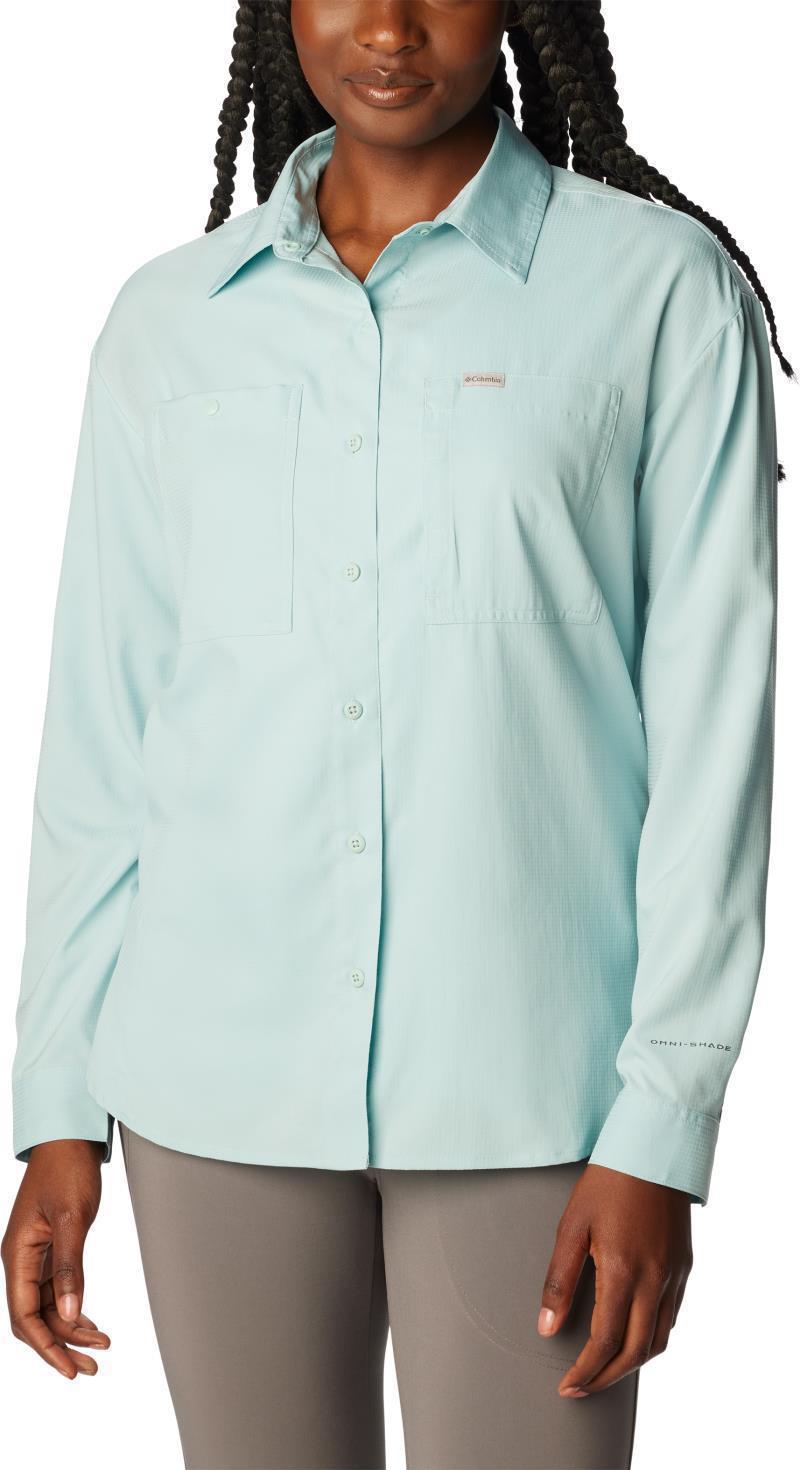 Silver Ridge Utility LS Shirt - Womens - Aqua Haze 1