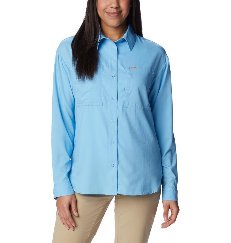Silver Ridge Utility LS Shirt - Womens - Vista Blue 1