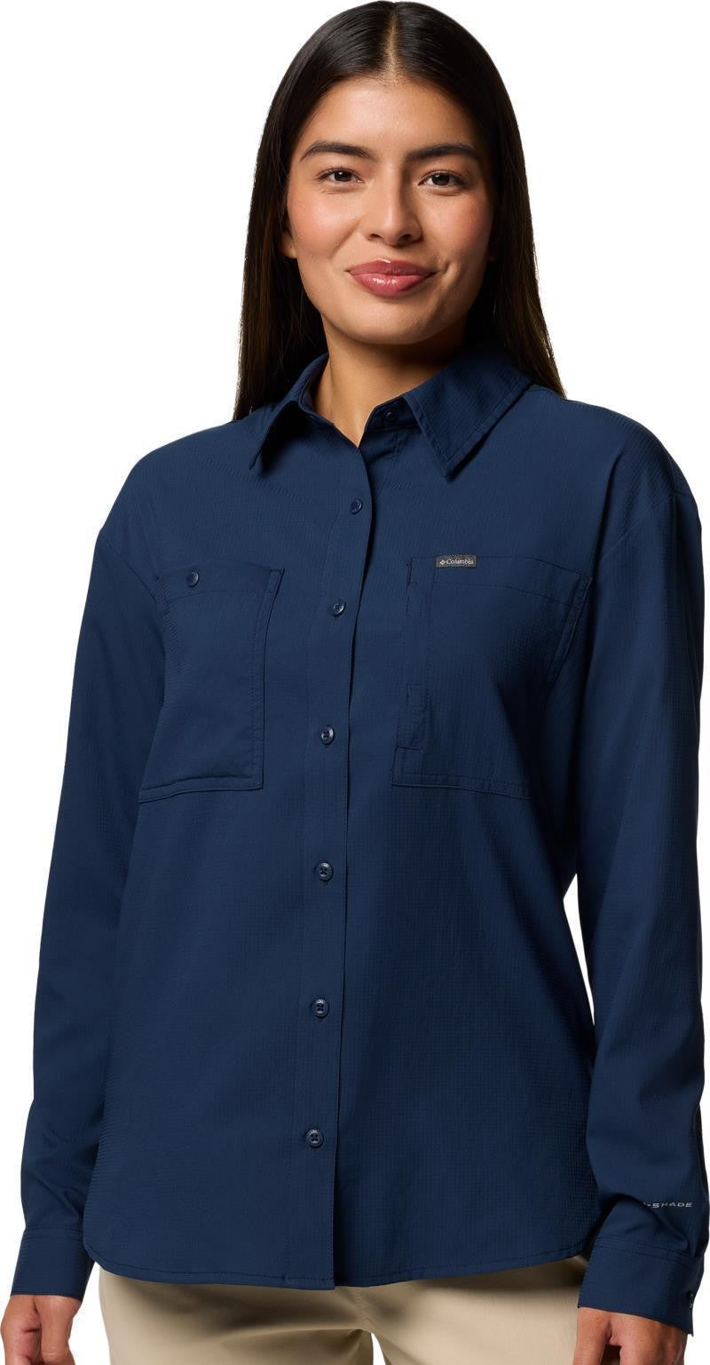 Silver Ridge Utility LS Shirt - Womens - collegiate navy 1