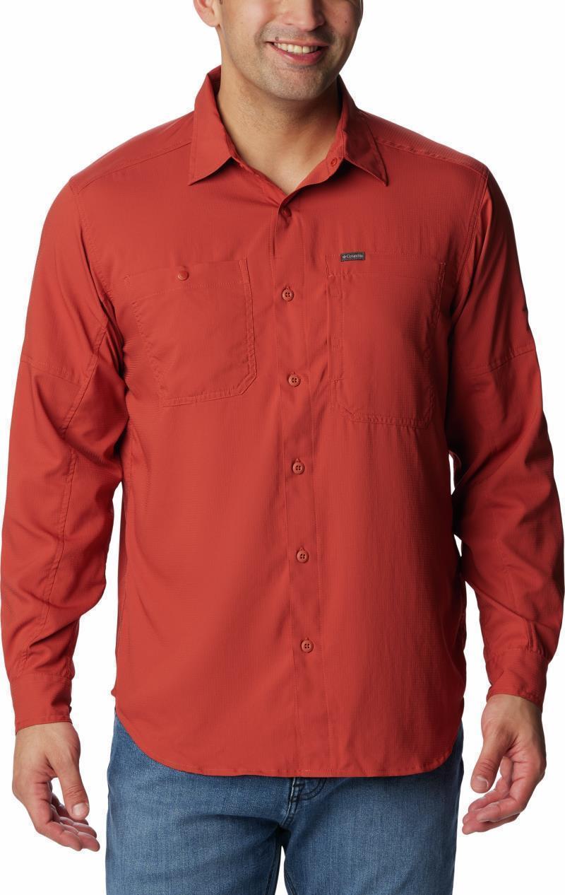 Silver Ridge Utility Lite LS - Mens - Warp Red 1