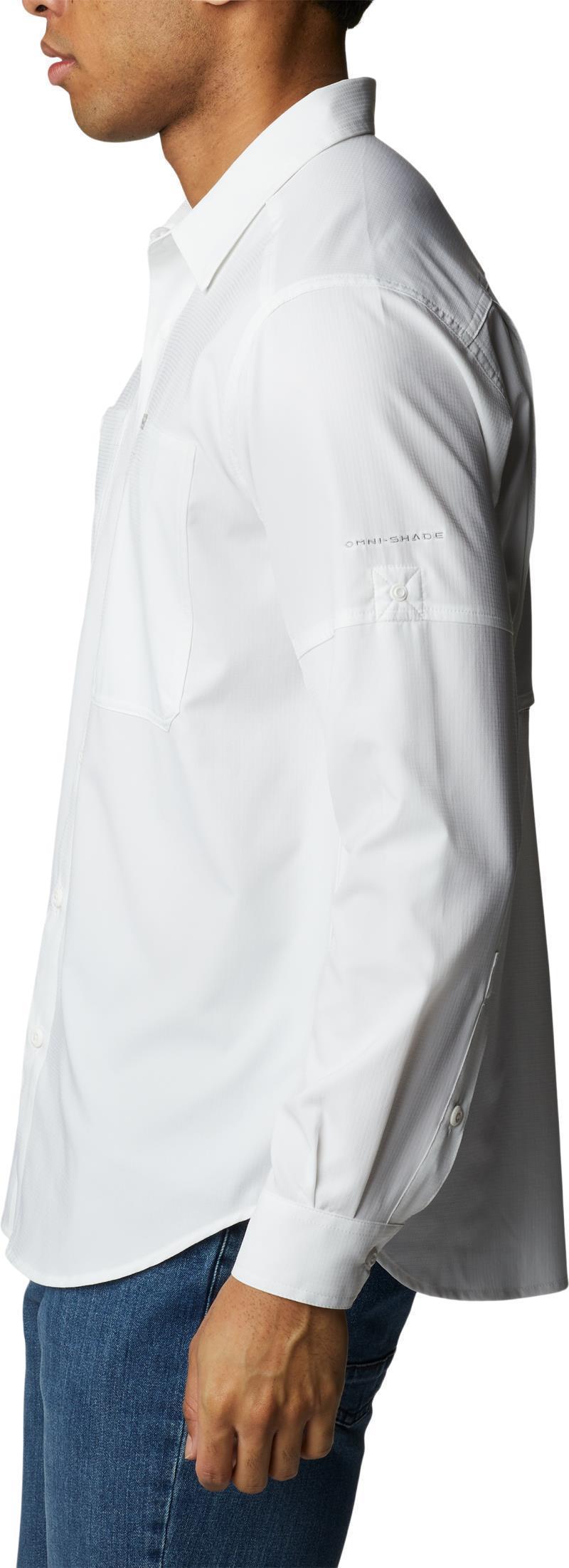 Silver Ridge Utility Lite LS - Mens - White 4