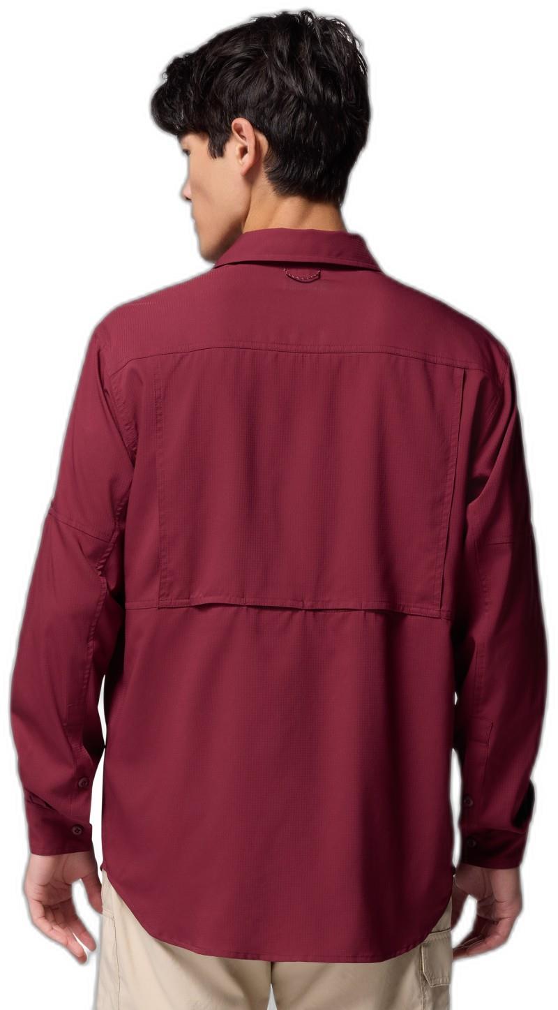 Silver Ridge Utility Lite LS - Mens - rich wine 1