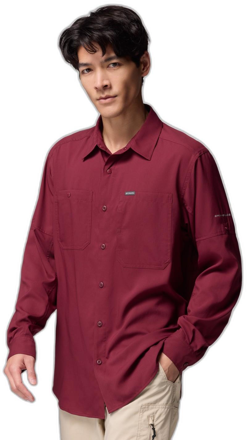 Silver Ridge Utility Lite LS - Mens - rich wine 1