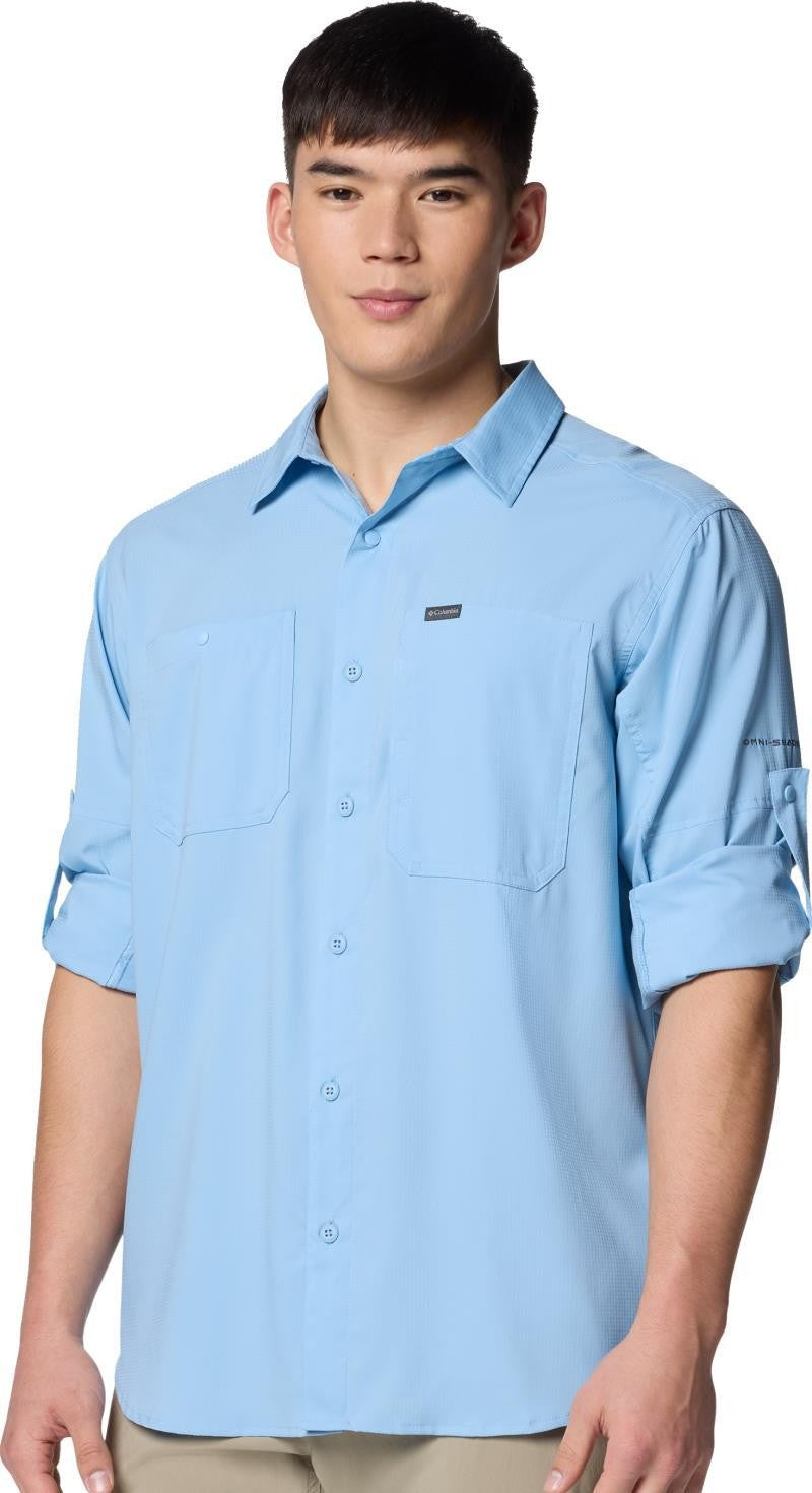 Silver Ridge Utility Lite LS - Mens - ripple blue 1