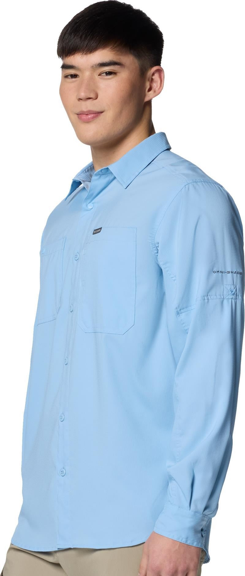 Silver Ridge Utility Lite LS - Mens - ripple blue 1