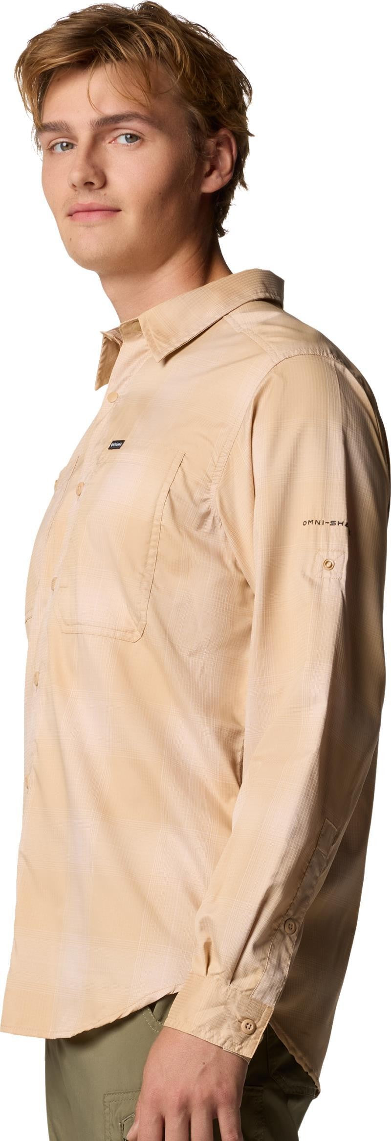 Silver Ridge Utility Lite Plaid LS - Mens - canoe large blur check 1