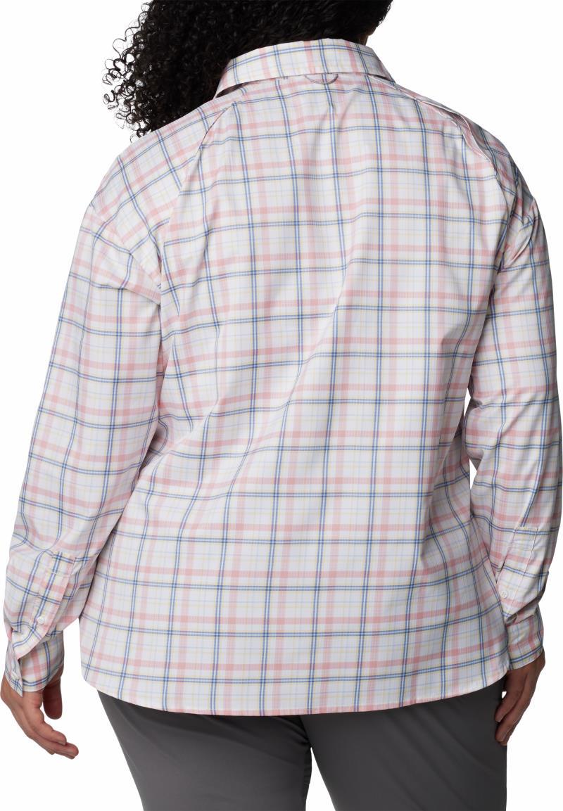 Silver Ridge Utility Patterned LS Shirt, Extended - Womens - White Small Plaid 2