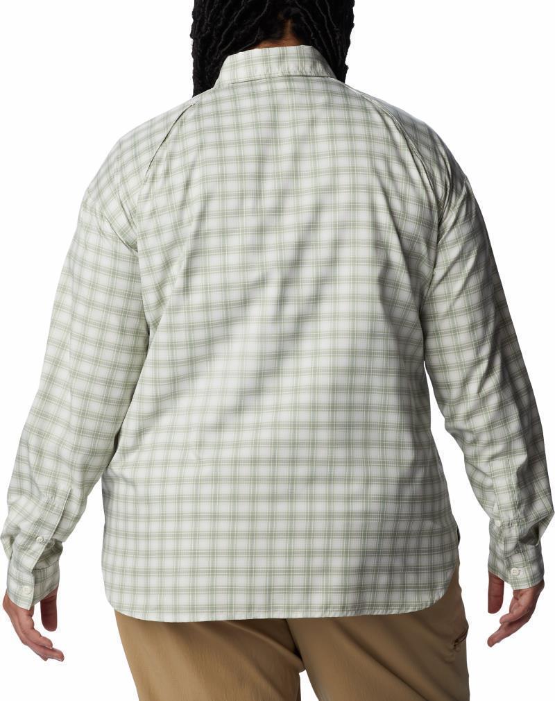 Silver Ridge Utility Patterned LS Shirt, Extended - Womens - White / Peak Plaid 2