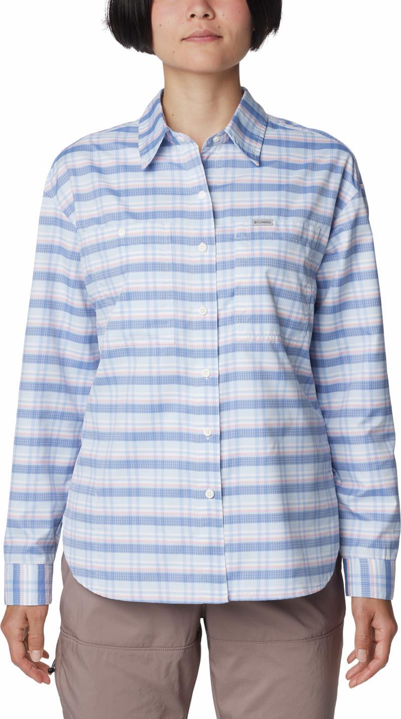 Silver Ridge Utility Patterned LS Shirt - Womens - Eve Small Plaid 1