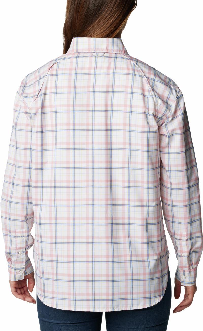 Silver Ridge Utility Patterned LS Shirt - Womens - White Small Plaid 2