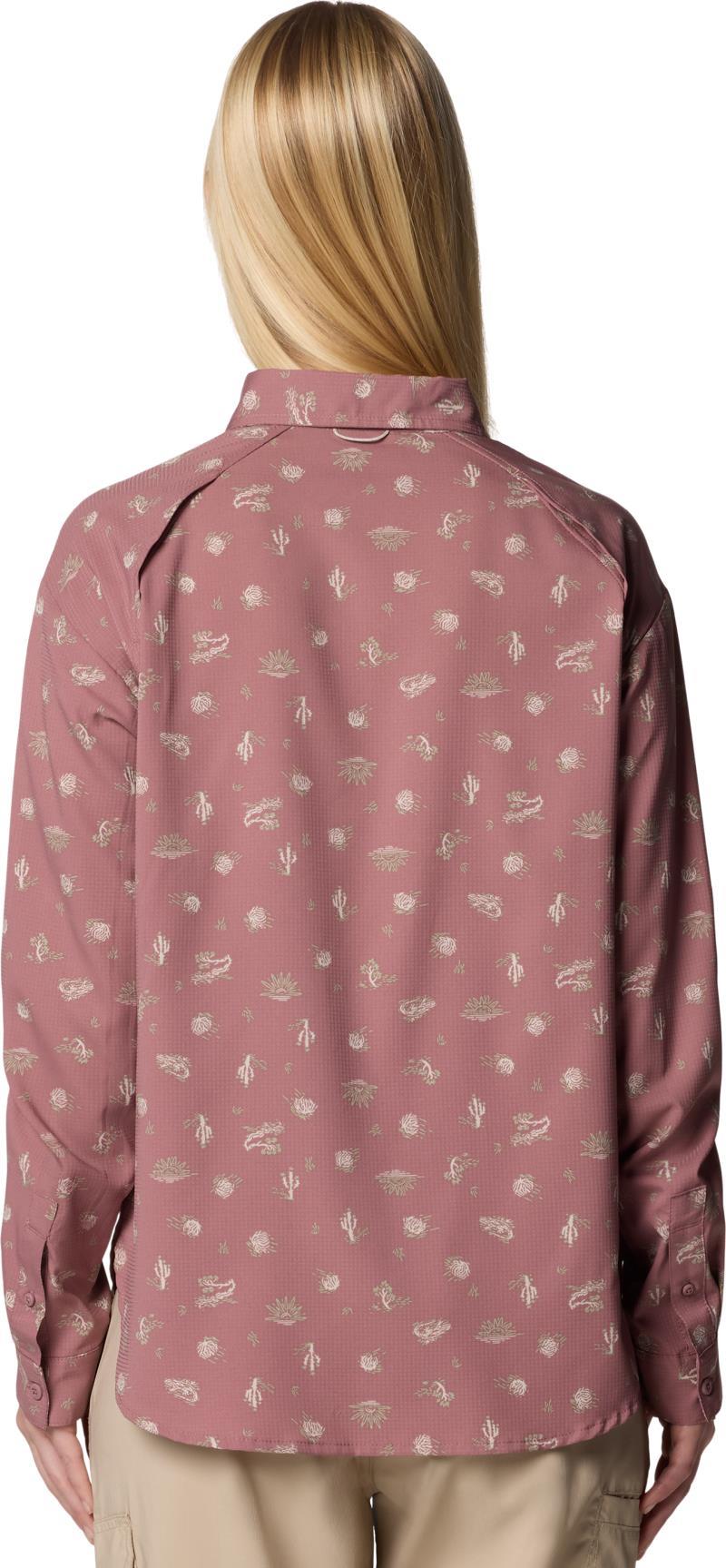 Silver Ridge Utility Patterned LS Shirt - Womens - fig deserted 1