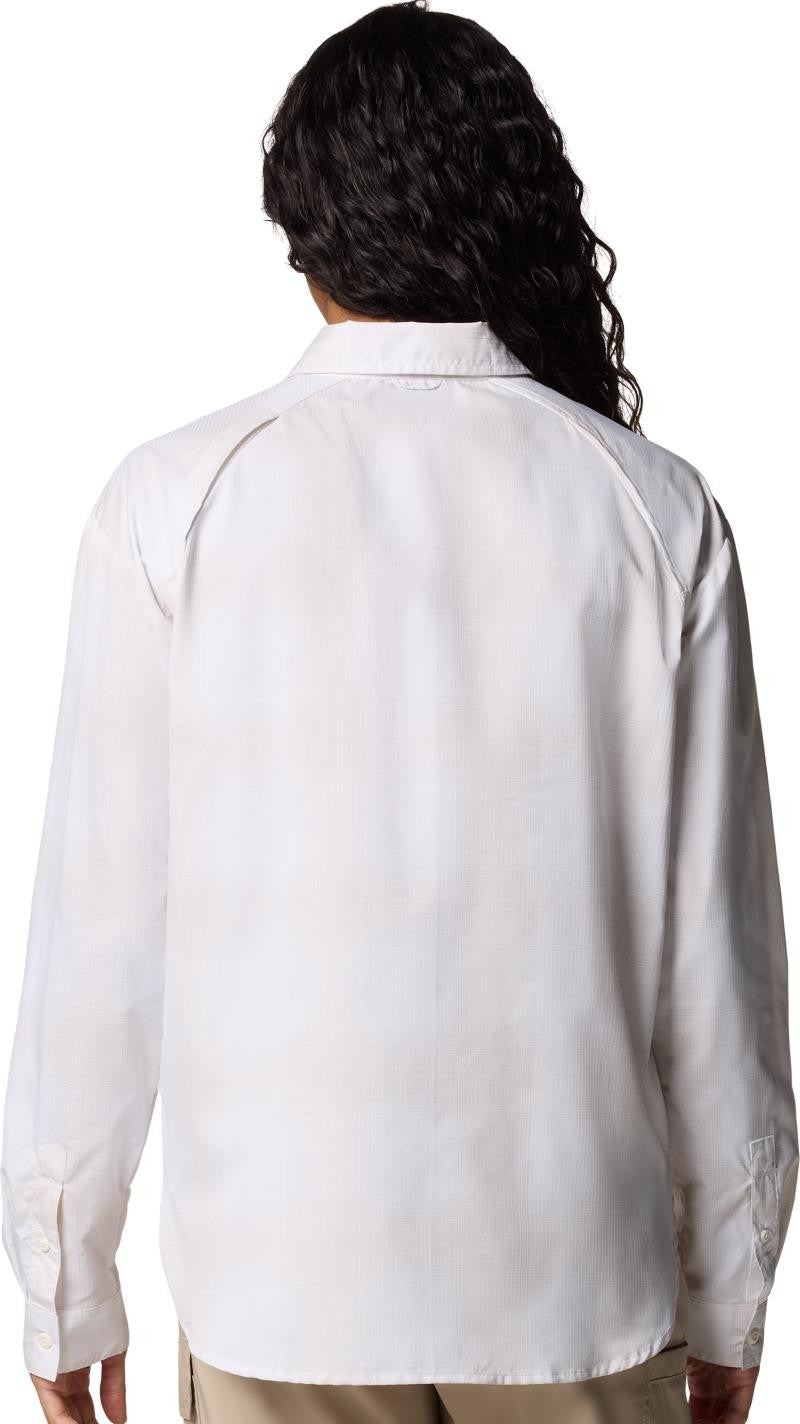 Silver Ridge Utility Patterned LS Shirt - Womens - white large blur check 1