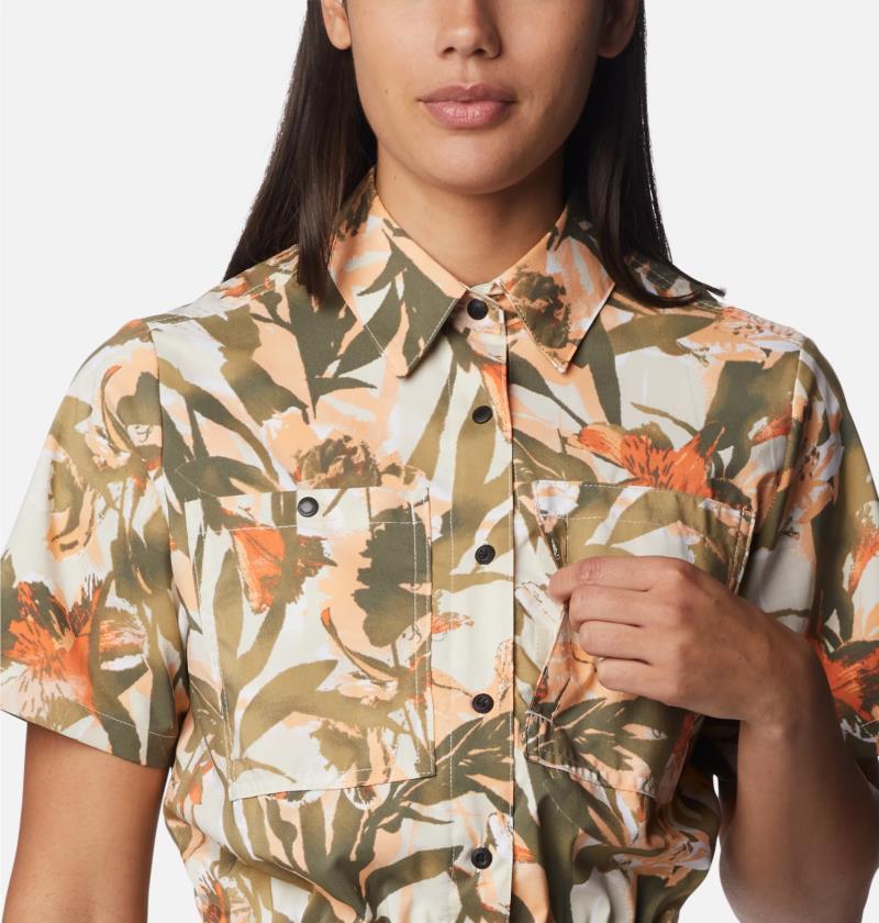 Silver Ridge Utility Romper - Womens - Chalk / Floriculture 4