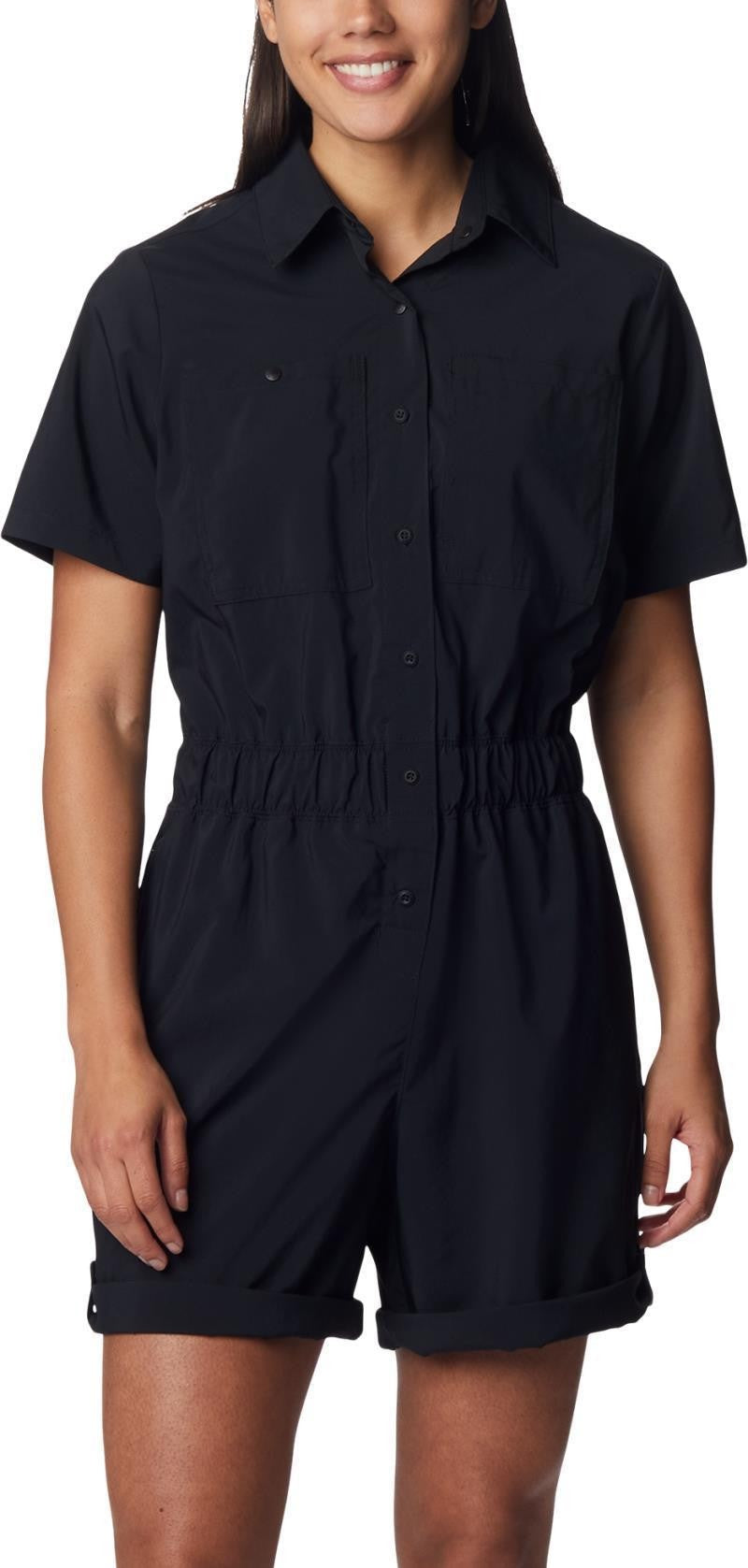 Silver Ridge Utility Romper - Womens - black 1