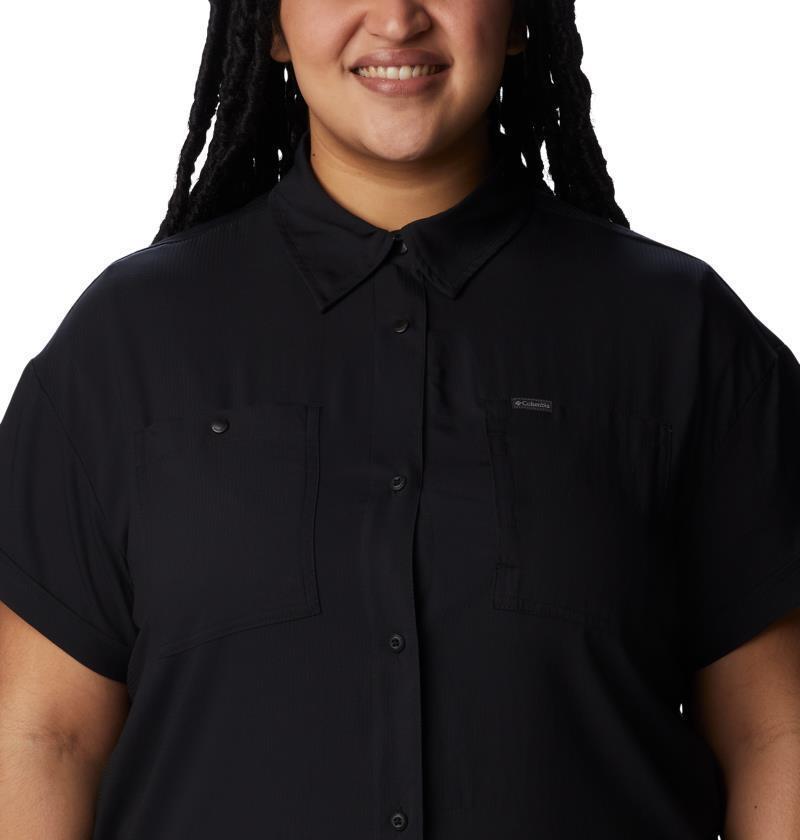 Silver Ridge Utility SS Shirt - Plus - Womens - Black 5