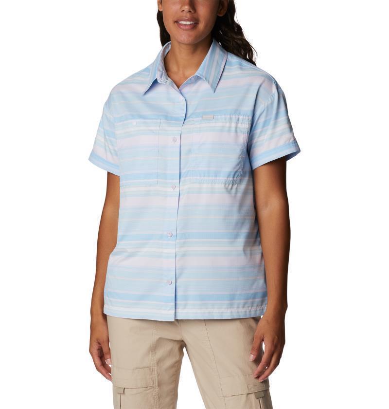 Silver Ridge Utility SS Shirt - Womens - Purple Tint / Painted Hills Stripe 1